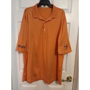 Fairway & Greene Men’s Polo Orange Dri-Fit Shirt Golf Shirt, Size XXL /2X